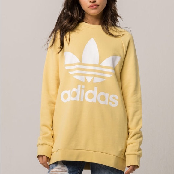 yellow adidas sweater